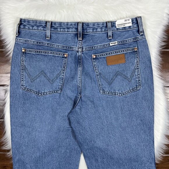 Wrangler Blue Flare & Wide Leg Jeans - Picture 8 of 10